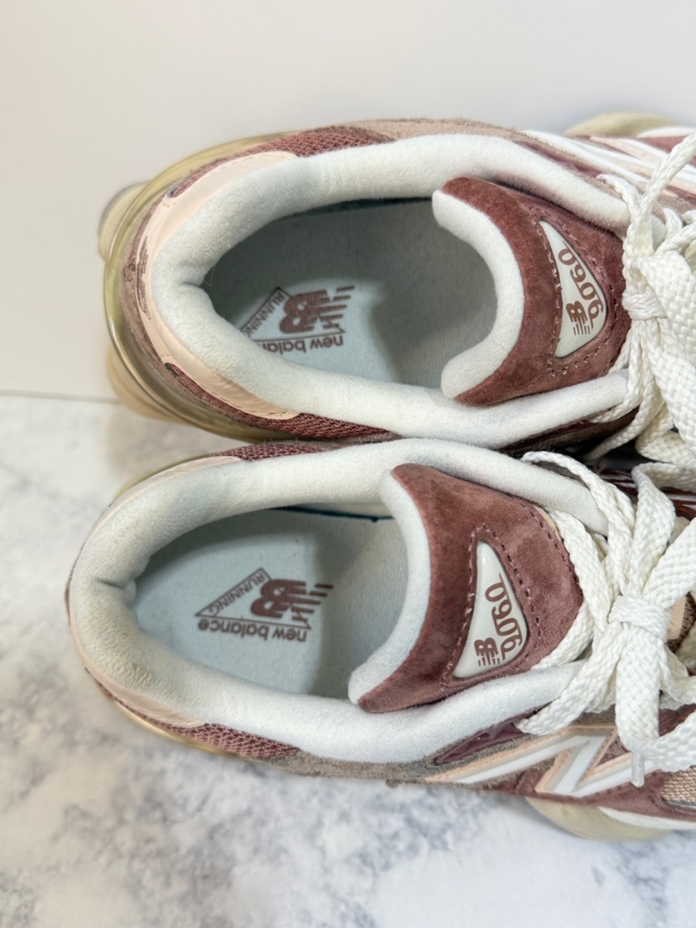 New Balance 960 Sparrow flat taupe vintage rose pink sneakers women’s size 8 - Picture 5 of 10